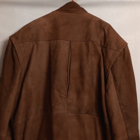 Phase 2 Men's Brown Leather Jacket 2X - Picture 5 of 8